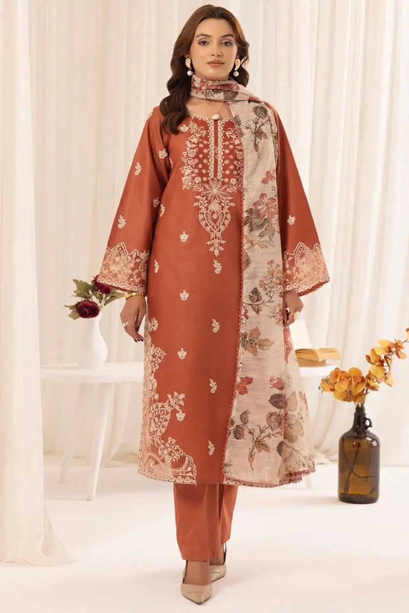 MOHAGNI PREMIUM AIR-JET LAWN || 3 PIECE UNSTITCHED Embroidered