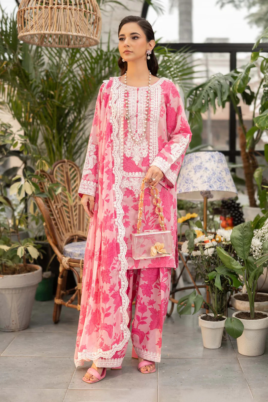 MARIA B Lawn || 3 PIECE UNSTITCHED Embroidered