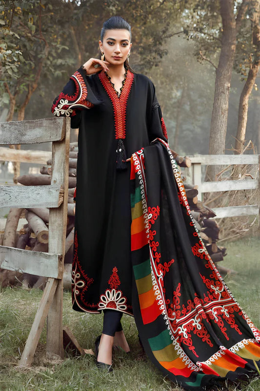 MARIA B 3pc Unstitched Embroidered Lawn