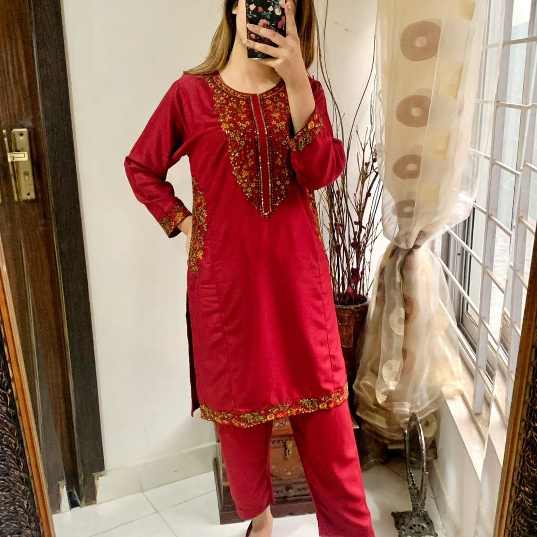 2 Piece Stitched | EMBROIDERED PREMIUM LAWN STITCHED 2PCS