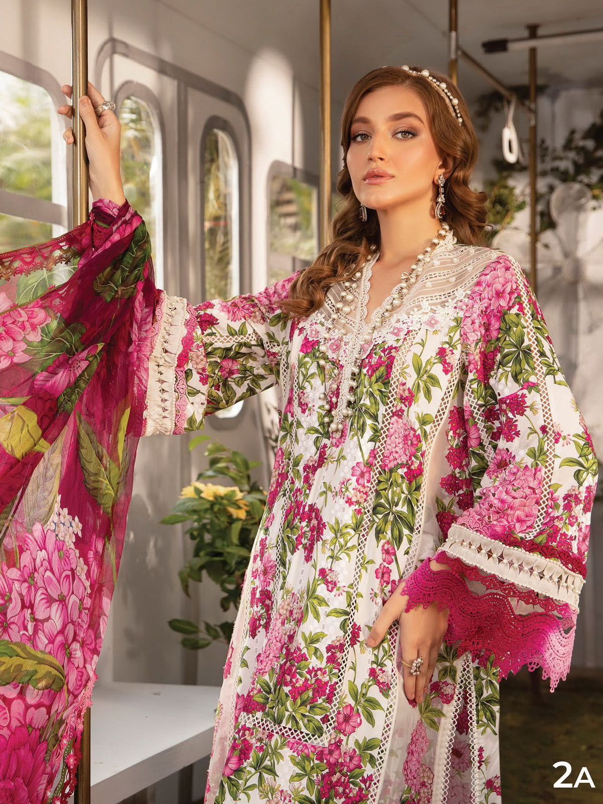 MARIA.B - PURE LAWN 3PC EMBROIDERED