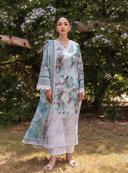 ZAINAB CHOTANI - 3PC Lawn Heavy Embroidered