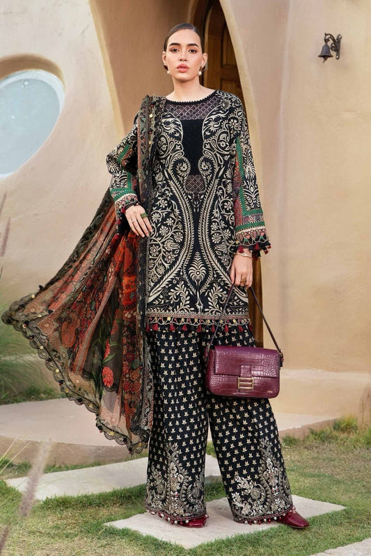 MARIA B 3Pc  LAWN DIGITAL PRINT ALLOVER VOLUME