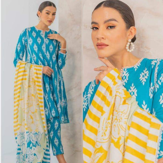 MARIA B 3pc - LAWN COLLECTION 2025