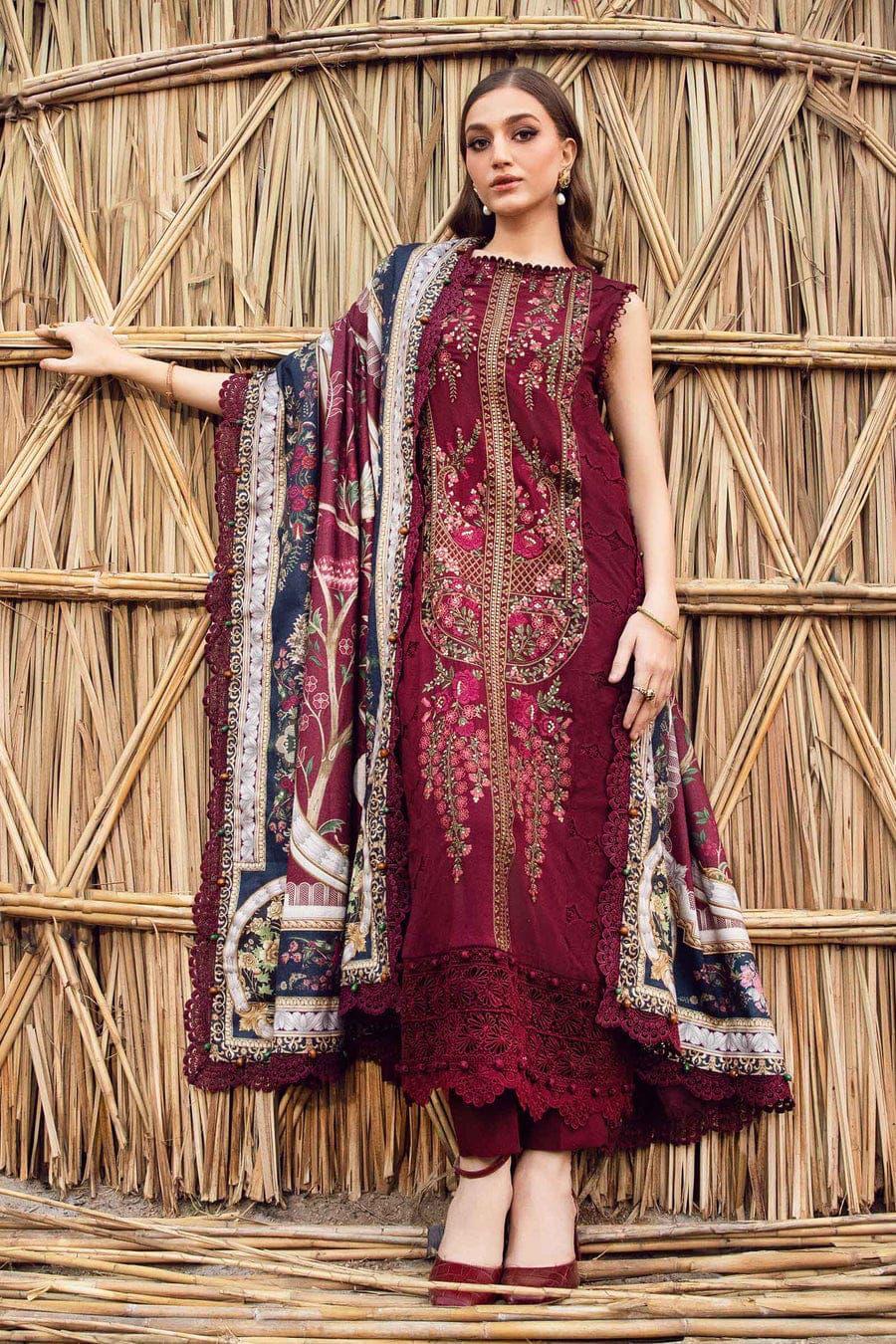 Maria B Lawn 2025 | Embroidered Panels