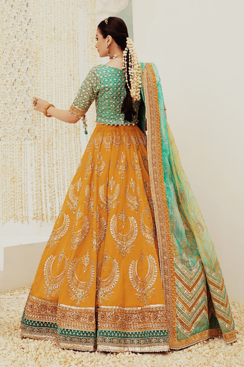 BRIDAL | Embroidered, Hand Work With Sequence, Zari Thread work