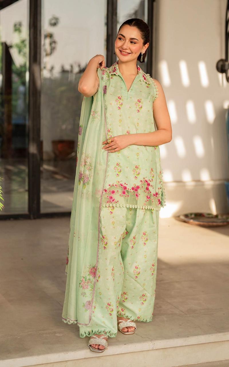 Air jet Doby | LAWN Fabric 3Pc Summer Collection