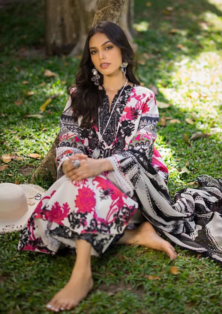 ELAF | 3 piece - Heavy Embroidered Lawn