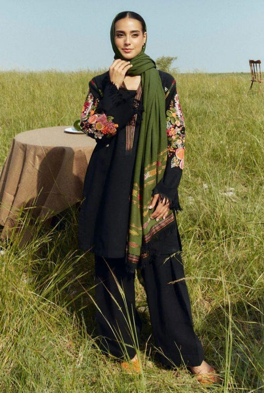 COCO by ZARA SHAHJAHAN || 3pc Unstitched Embroidered Lawn