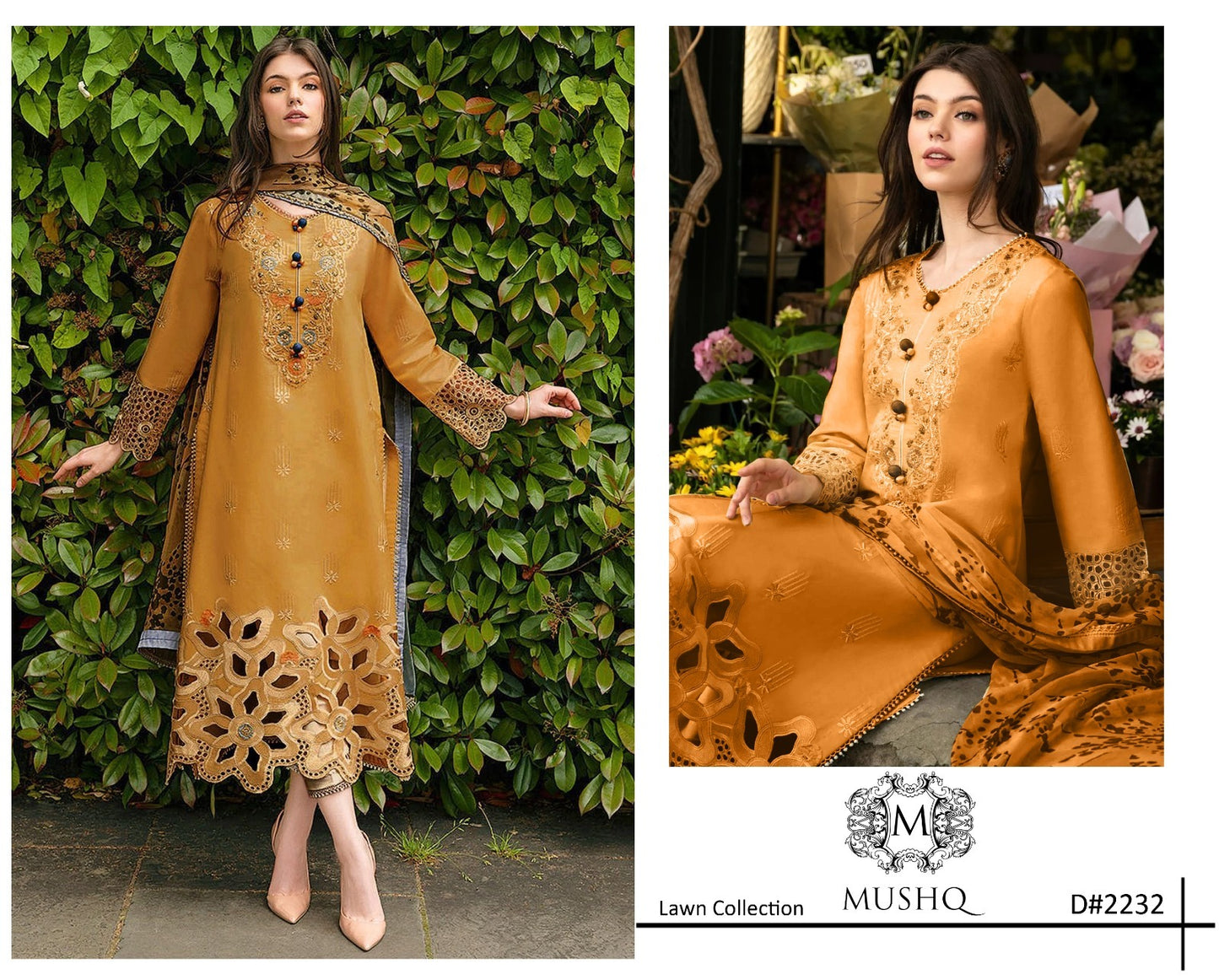 MARIA B |Thread Embroidered  - Lawn Collection