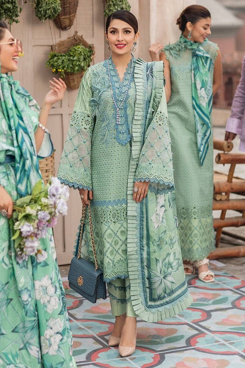 MUSHQ | 3pc Unstitched Embroidered Lawn