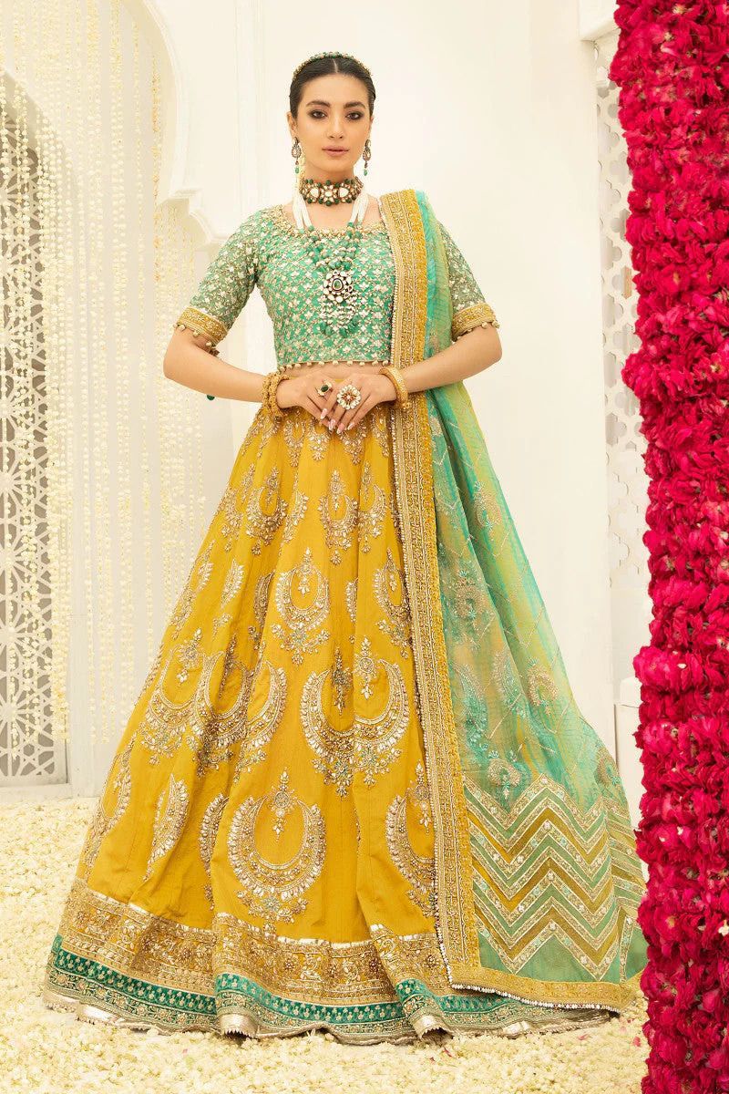 BRIDAL | Embroidered, Hand Work With Sequence, Zari Thread work