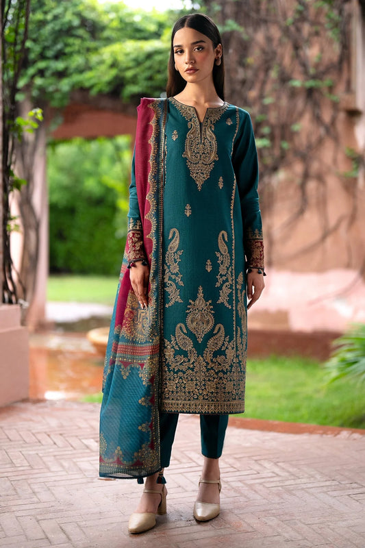 JAZMIN | 3pc Unstitched Embroidered Lawn