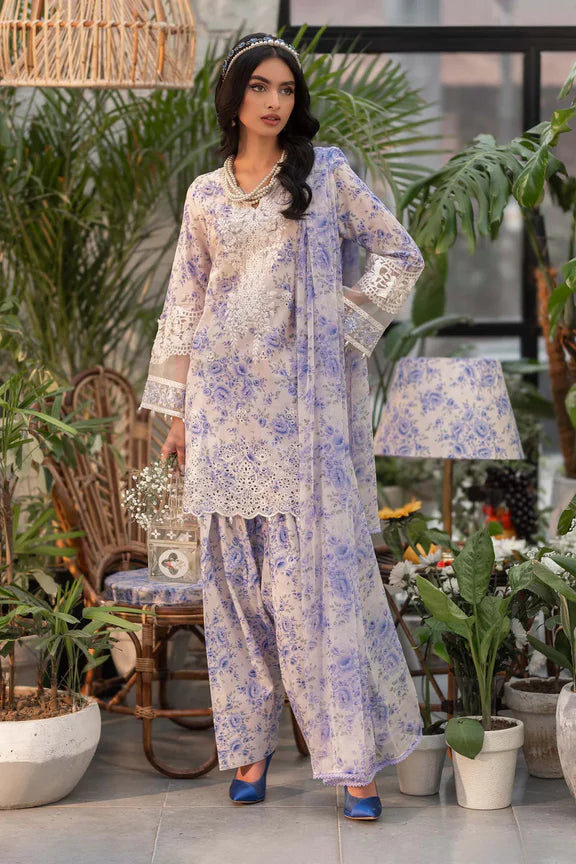 MARIA B |Thread Embroidered  - Lawn Collection