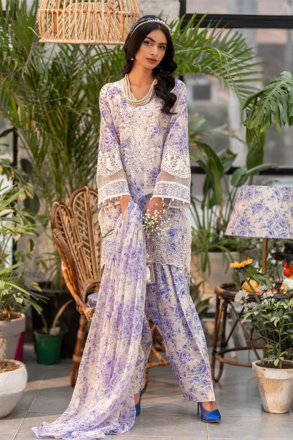 MARIA B |Thread Embroidered  - Lawn Collection