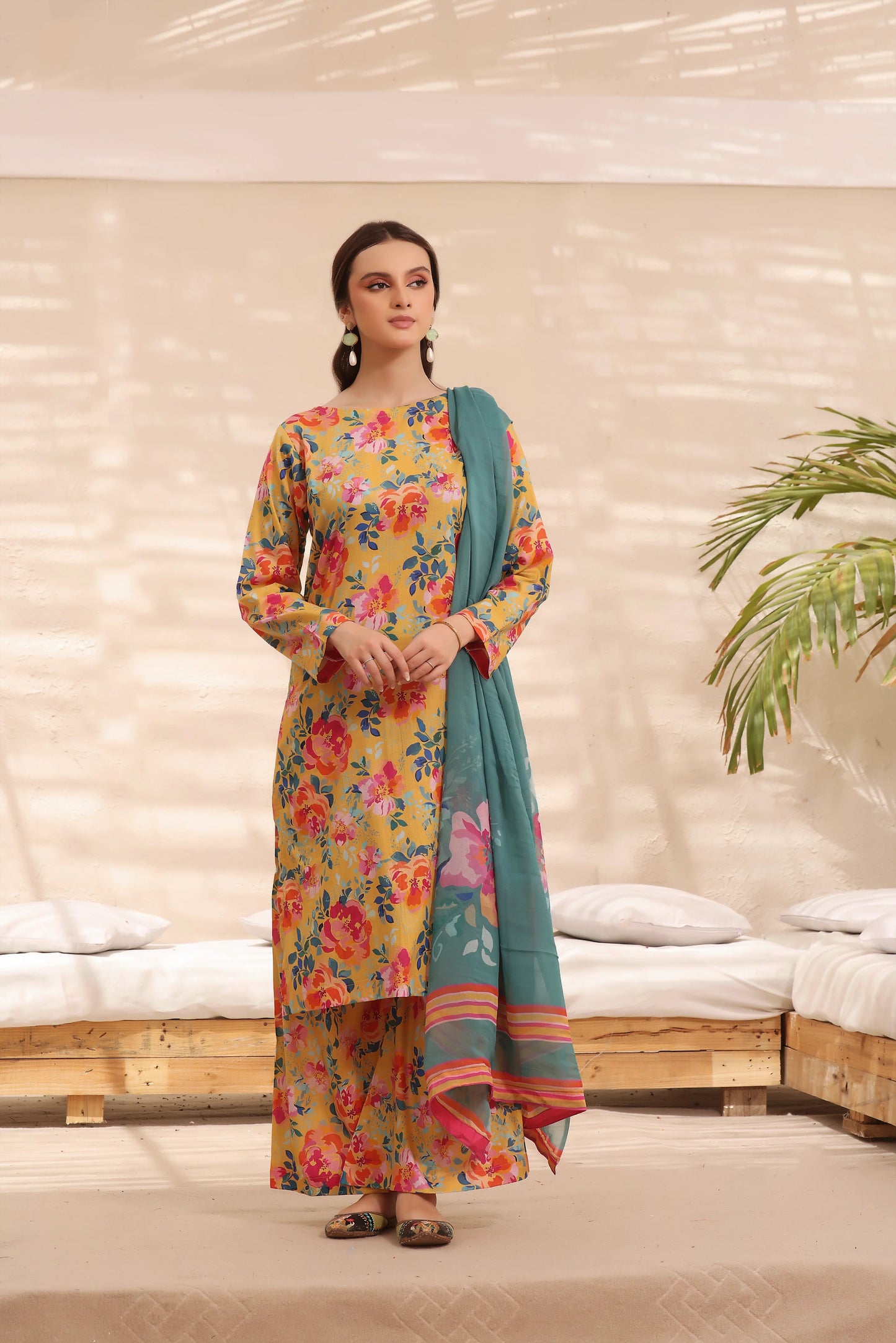 JAZMIN | 3 piece -  Premium LAWN TanaDora