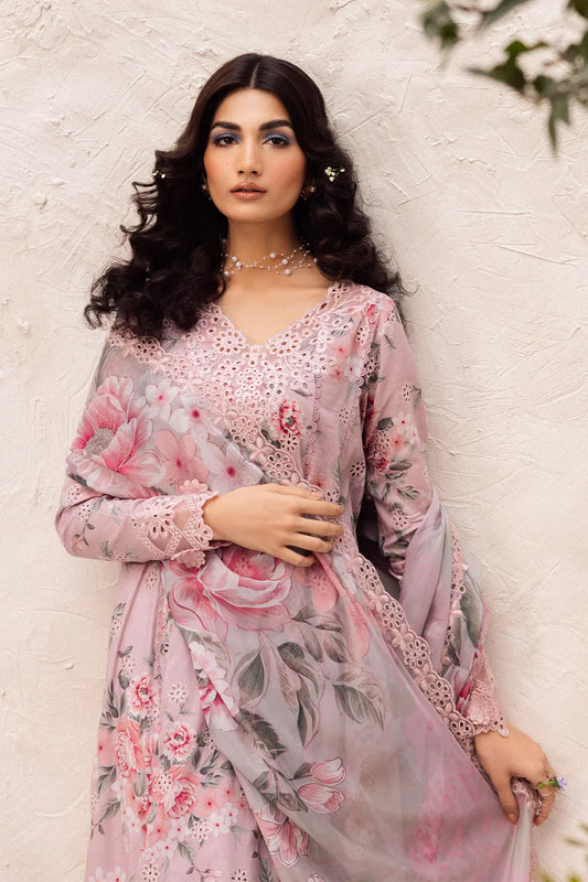 IZNIK | Embroidered Chikankari Unstitched Printed Lawn Suit