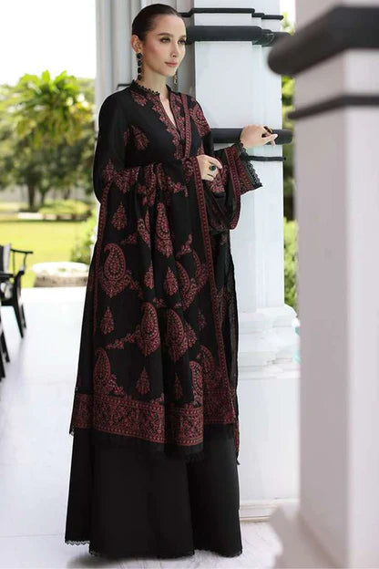 Zara Shahjahan Lawn ||3pc Unstitched Embroidered Lawn