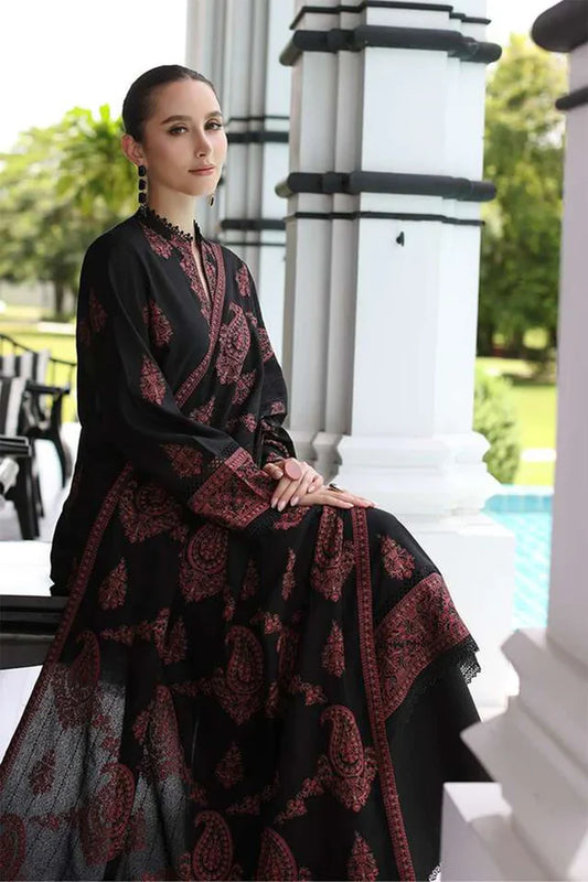 Zara Shahjahan Lawn ||3pc Unstitched Embroidered Lawn